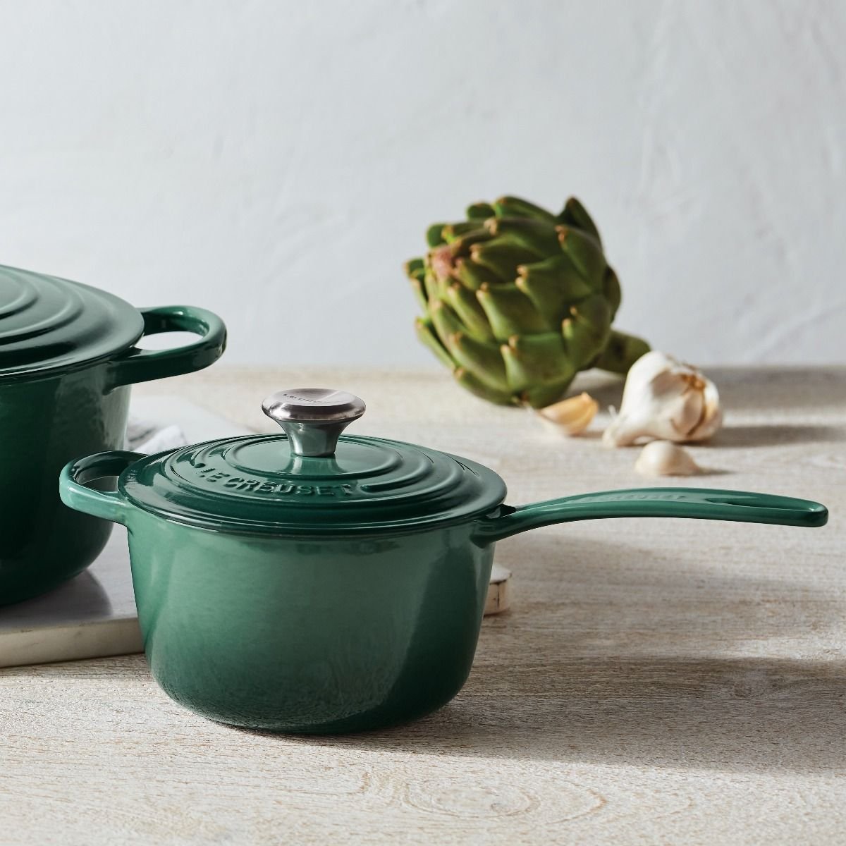 Le Creuset 1.75 Qt. Signature Enameled Cast Iron Saucepan with Stainless Steel Knob | Artichaut Le Creuset 1.75 Qt. Signature Enameled Cast Iron Saucepan With Stainless Steel Knob | Artichaut -STAUB Shop art1 1