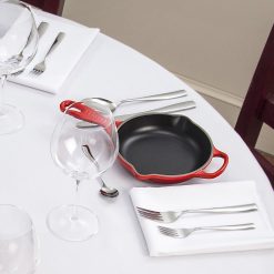 Le Creuset 6" Signature Enameled Cast Iron Skillet | Cerise/Cherry Red 4 Le Creuset 6" Signature Enameled Cast Iron Skillet | Cerise/Cherry Red -STAUB Shop ceriseskillet2