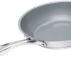 Chantal 21 Steel Induction Ceramic Frying Pan - 8" -STAUB Shop chantal 21 steel 8inch ceramic frypan slin63 20c compressed