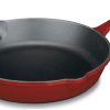 Cuisinart Chef's Classic Cast Iron 10" Skillet | Cardinal Red -STAUB Shop ci22 24cr popup