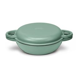 Cuisinart Chef's Classic Enameled Cast Iron 2-in-1 Multipurpose Set | Sage Green 9 Cuisinart Chef's Classic Enameled Cast Iron 2-in-1 Multipurpose Set | Sage Green -STAUB Shop ci5528 2sg lidon