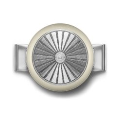 SMEG 4 Qt. Nonstick Deep Pan With Lid | Cream -STAUB Shop ckfd2811crm 6