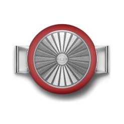 SMEG 4 Qt. Nonstick Deep Pan With Lid | Red -STAUB Shop ckfd2811rdm 6