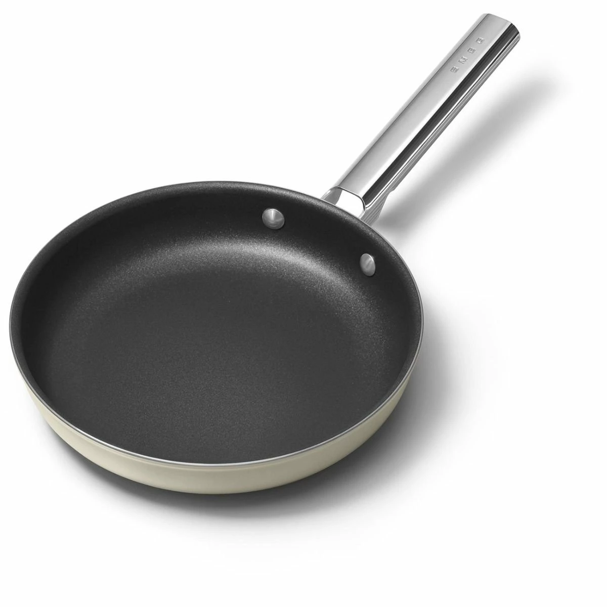 SMEG 9.5" Nonstick Fry Pan | Cream - Image 2