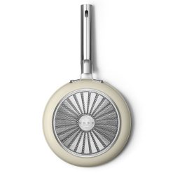 SMEG 9.5" Nonstick Fry Pan | Cream -STAUB Shop ckff2401crm 6