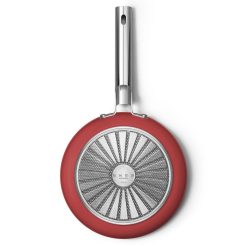SMEG 9.5" Nonstick Fry Pan | Red -STAUB Shop ckff2401rdm 6