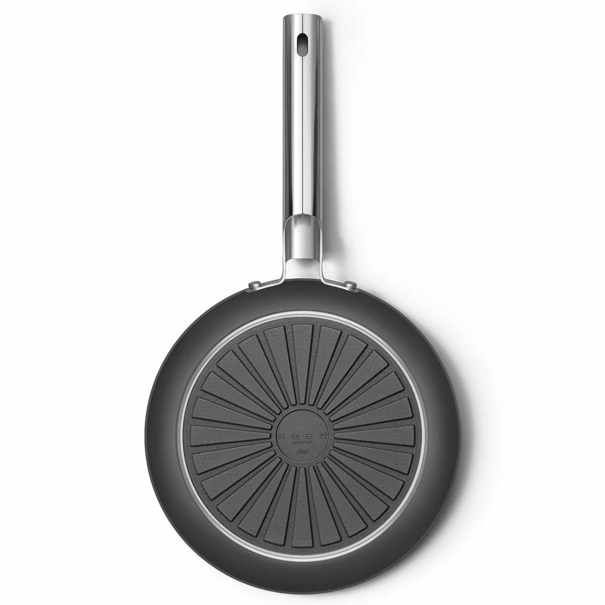 SMEG 10" Nonstick Fry Pan | Black - Image 4