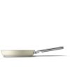 SMEG 10" Nonstick Fry Pan | Cream -STAUB Shop ckff2601crm