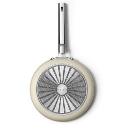 SMEG 10" Nonstick Fry Pan | Cream -STAUB Shop ckff2601crm 6