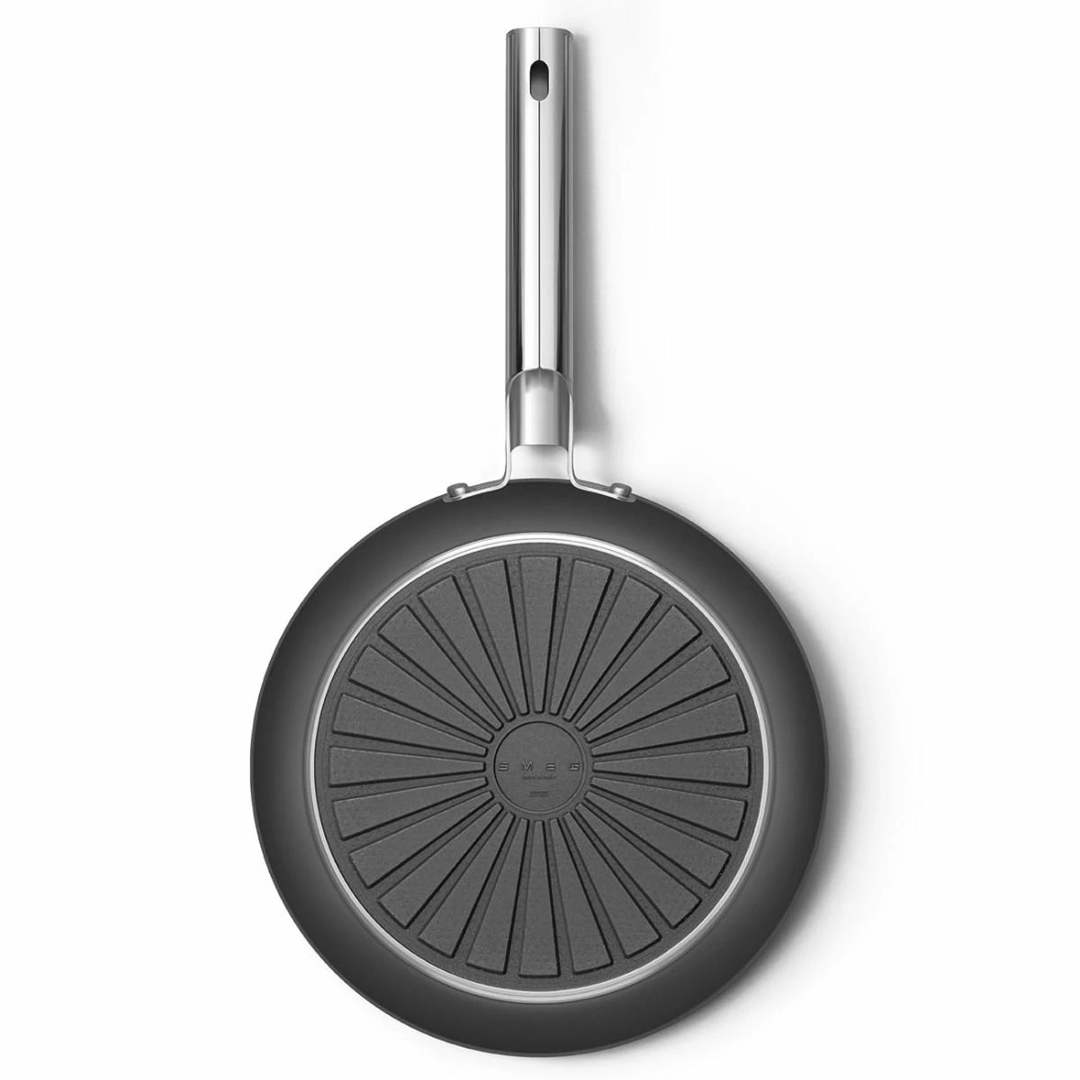 SMEG 11" Nonstick Fry Pan | Black - Image 4