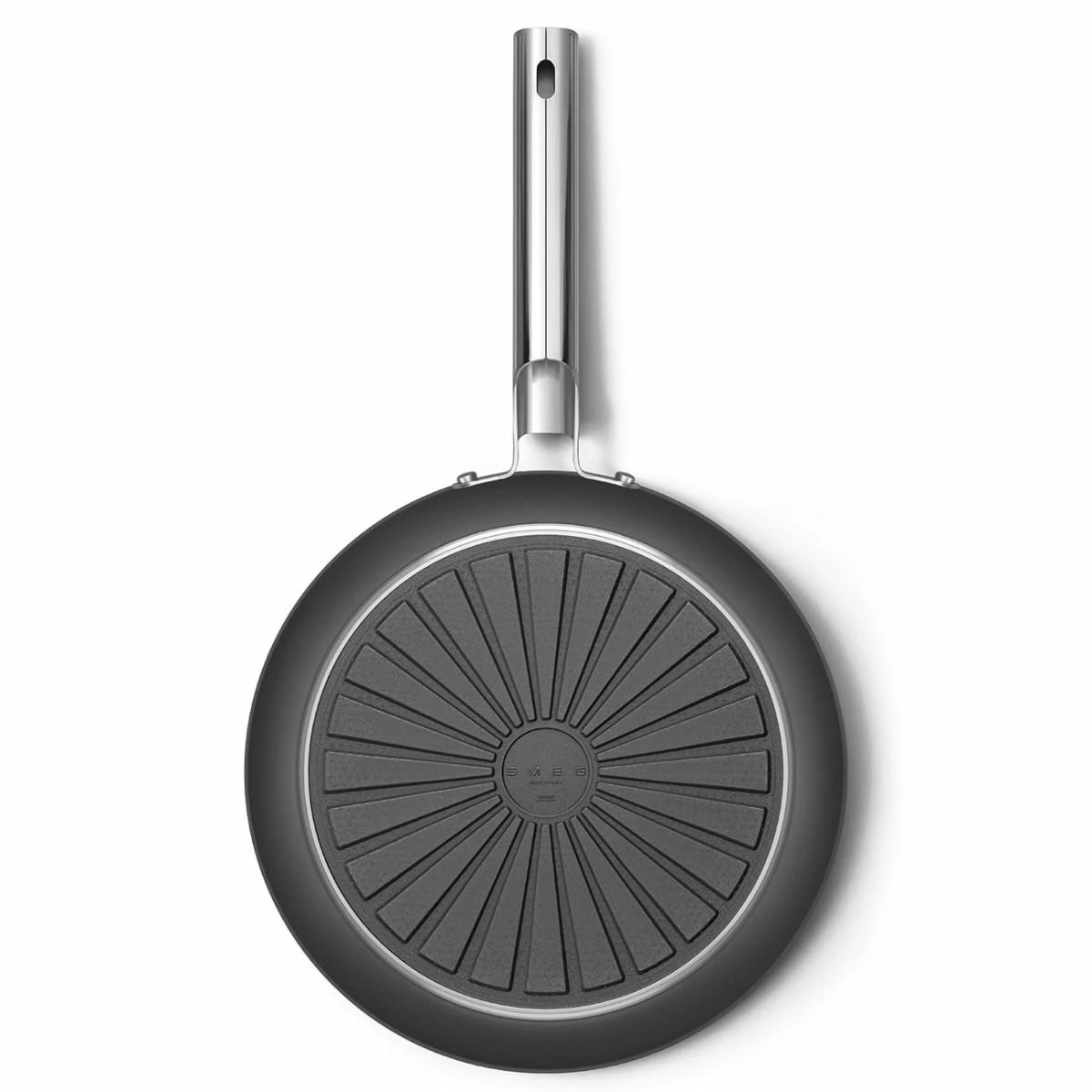 SMEG 12" Nonstick Fry Pan | Black - Image 4
