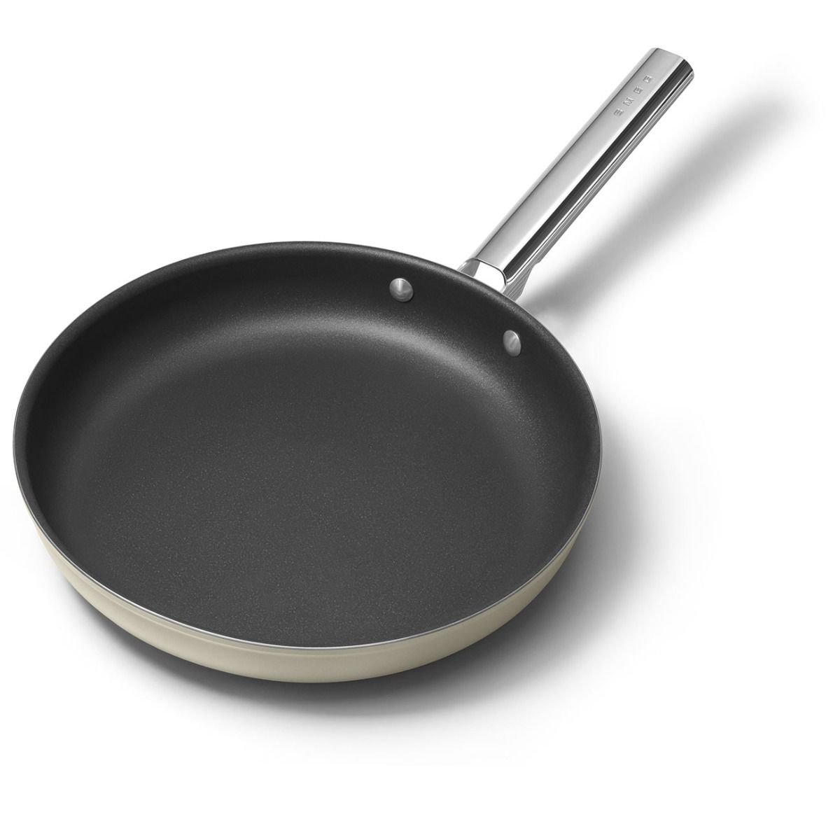 SMEG 12" Nonstick Fry Pan | Cream 4 SMEG 12" Nonstick Fry Pan | Cream - Image 2