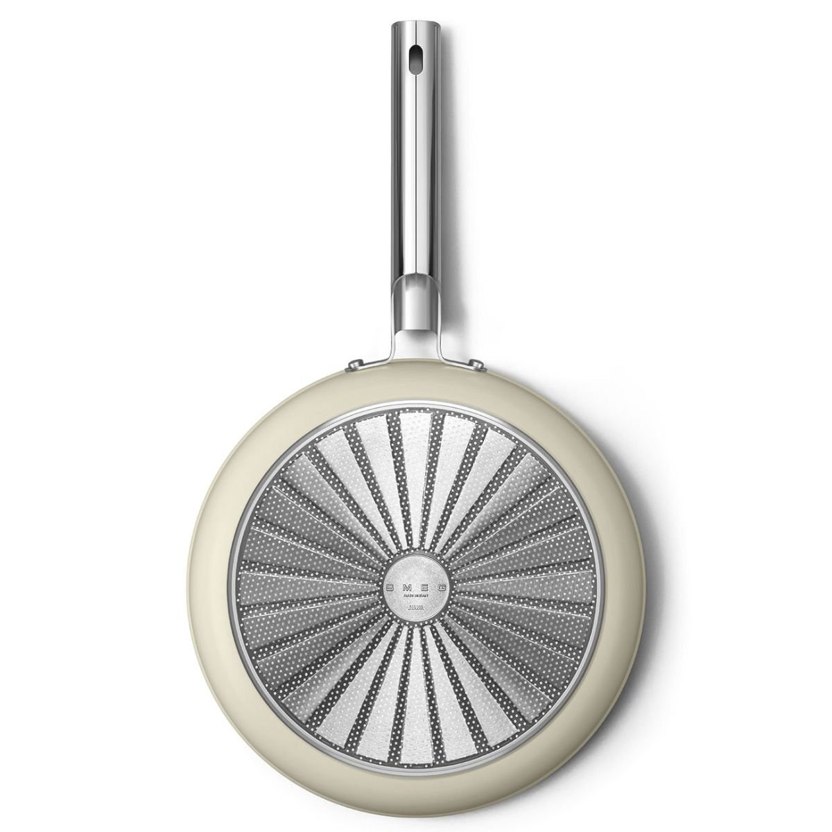 SMEG 12" Nonstick Fry Pan | Cream 6 SMEG 12" Nonstick Fry Pan | Cream - Image 4