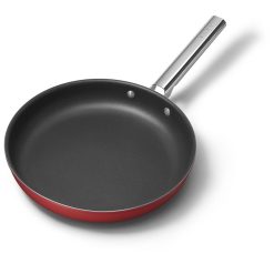 SMEG 12" Nonstick Fry Pan | Red 9 SMEG 12" Nonstick Fry Pan | Red -STAUB Shop ckff3001rdm 2