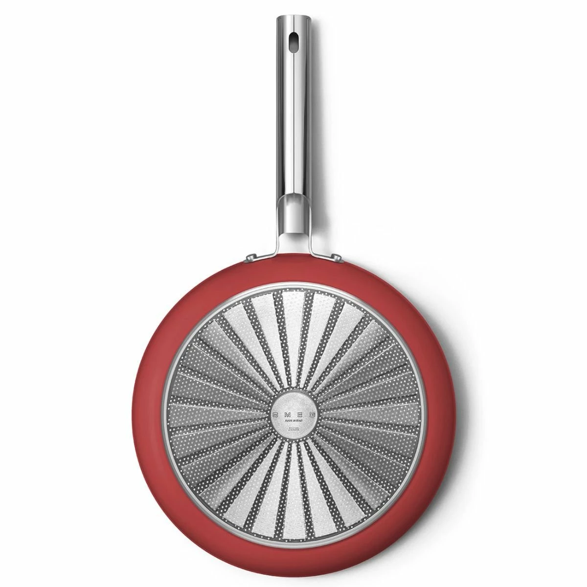 SMEG 12" Nonstick Fry Pan | Red - Image 4
