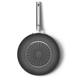 SMEG 12" Nonstick Wok | Black 9 SMEG 12" Nonstick Wok | Black -STAUB Shop ckfw3001blm 6