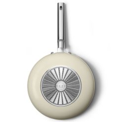 SMEG 12" Nonstick Wok | Cream -STAUB Shop ckfw3001crm 6