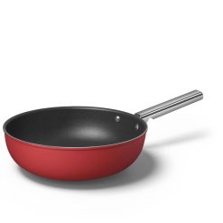 SMEG 12" Nonstick Wok | Red 4 SMEG 12" Nonstick Wok | Red -STAUB Shop ckfw3001rdm 1