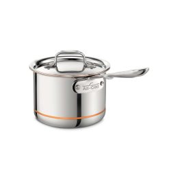 All-Clad Copper Core 5-Ply Bonded Stainless Steel Saucepan | 2 Qt.