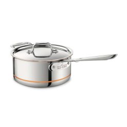 All-Clad Copper Core 5-Ply Bonded Stainless Steel Saucepan | 3 Qt.