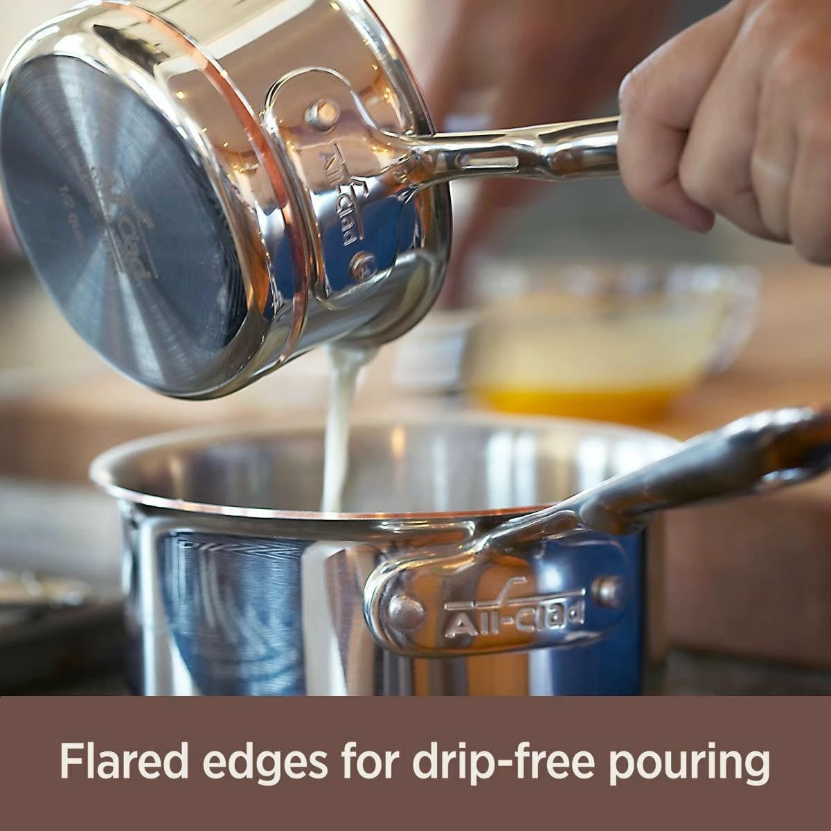 All-Clad Copper Core 5-Ply Bonded Stainless Steel Fry Pan | 8" - Image 5