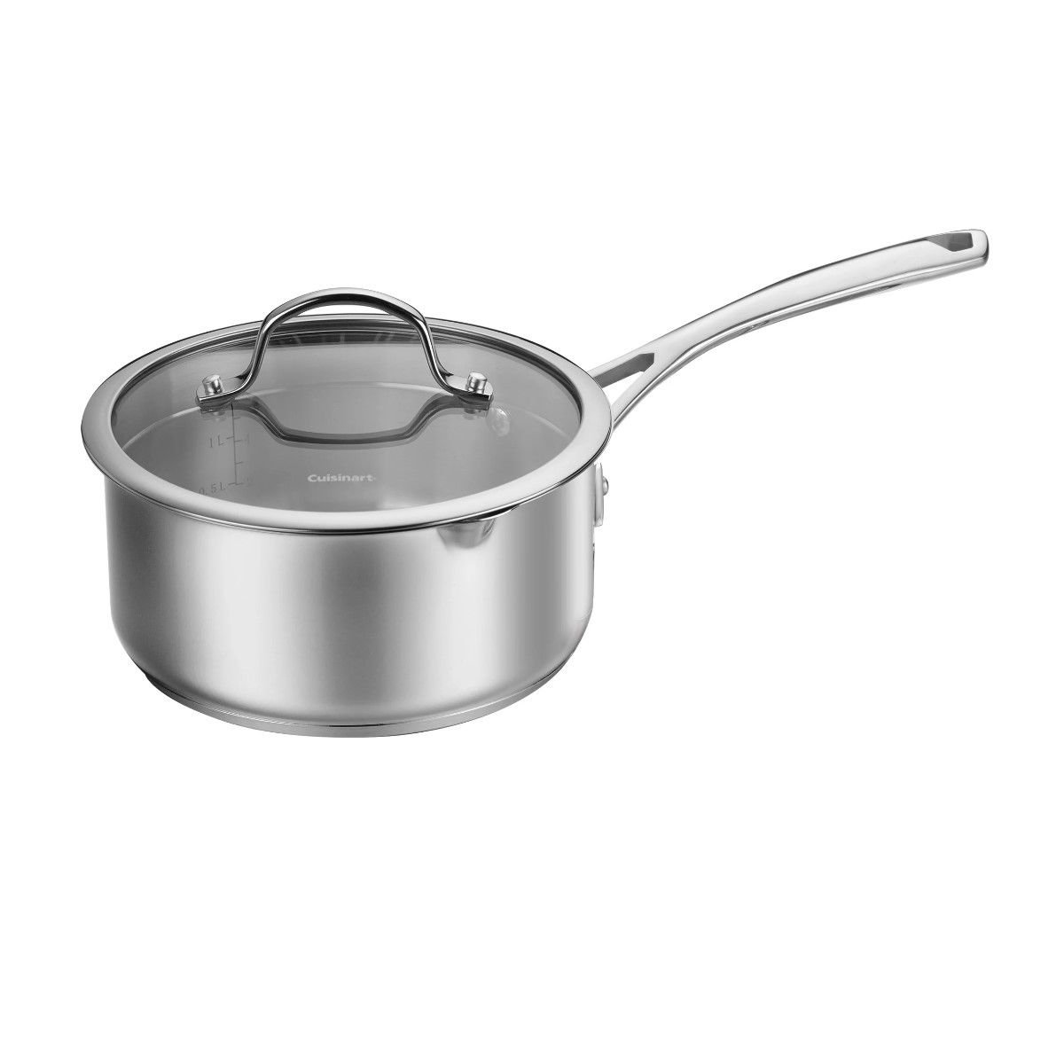 Cuisinart Forever Stainless Pour Saucepan With Straining Cover | 2 Qt. 4 Cuisinart Forever Stainless Pour Saucepan With Straining Cover | 2 Qt. - Image 2