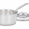 Cuisinart Chef's Classic Stainless Steel 1-Quart Saucepan With Lid 2 Cuisinart Chef's Classic Stainless Steel 1-Quart Saucepan With Lid -STAUB Shop cuisinart cookware cuisinart 1 quart saucepan with cover popup