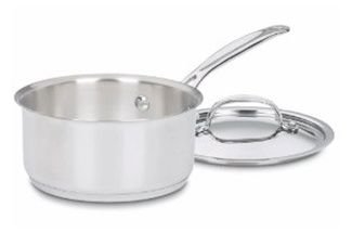 Cuisinart Chef's Classic Stainless Steel 1-Quart Saucepan with Lid Cuisinart Chef's Classic Stainless Steel 1-Quart Saucepan With Lid -STAUB Shop cuisinart cookware cuisinart 1 quart saucepan with cover popup