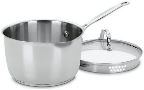 Cuisinart Chef's Classic Stainless Steel 3-Quart Cook & Pour Saucepan Cuisinart Chef's Classic Stainless Steel 3-Quart Cook & Pour Saucepan -STAUB Shop cuisinart saucepan stainless steel chefs classic 7193 20p popup