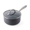 Cuisipro Easy-Release Hard Anodized Saucepan | 3 Qt. 2 Cuisipro Easy-Release Hard Anodized Saucepan | 3 Qt. -STAUB Shop cuisisauce1