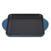 Le Creuset 9.5" Square Signature Enameled Cast Iron Griddle Pan | Deep Teal -STAUB Shop deepgriddle1