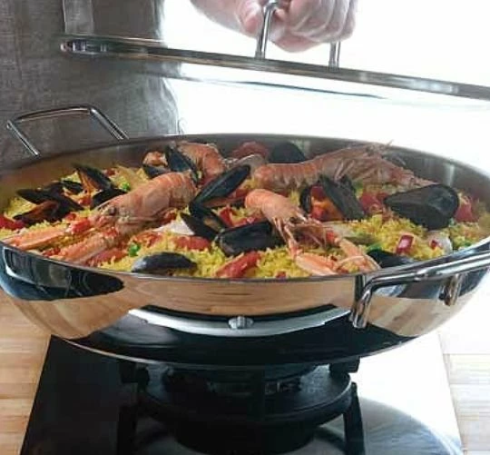 Demeyere RESTO Paella Pan - 14.8 Qt.
