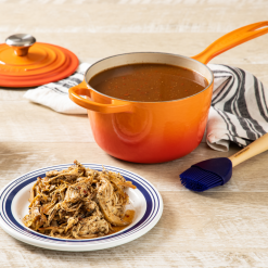 Le Creuset 1.75 Qt. Signature Enameled Cast Iron Saucepan With Stainless Steel Knob | Flame Orange -STAUB Shop flame