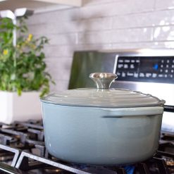 Le Creuset 4.5 Qt. Round Signature Dutch Oven With Stainless Steel Knob | Sea Salt 18 Le Creuset 4.5 Qt. Round Signature Dutch Oven With Stainless Steel Knob | Sea Salt -STAUB Shop gift guide images smaller 0060 gift guides 2022 2602