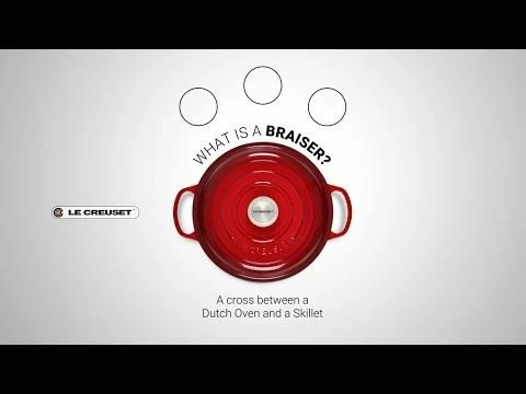 Le Creuset Olive Branch Collection 3.5 Qt. Signature Braiser | Marseille - Image 7