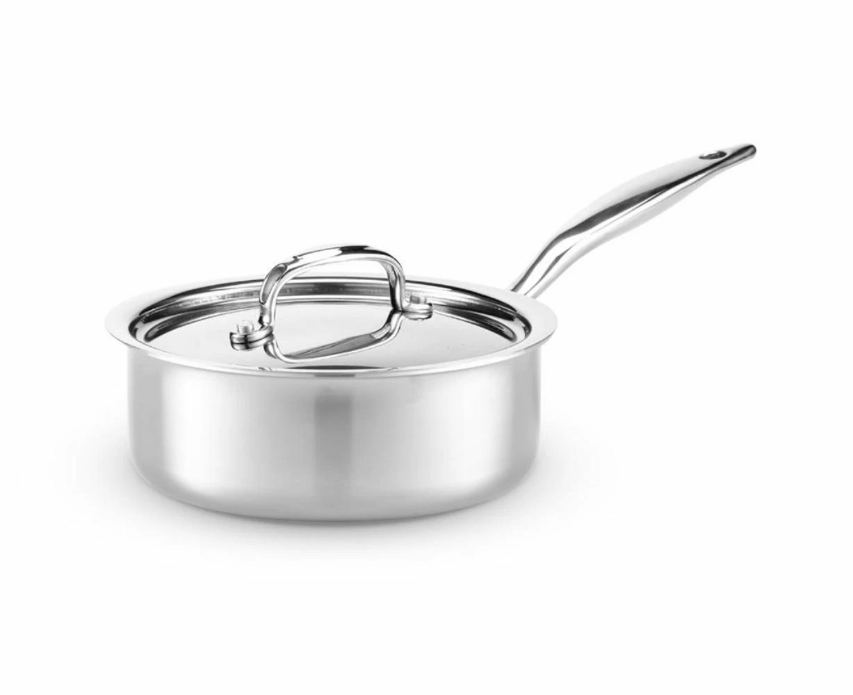 Heritage Steel Cookware Stainless Steel Saucepan With Lid | 2 Qt. - Image 2