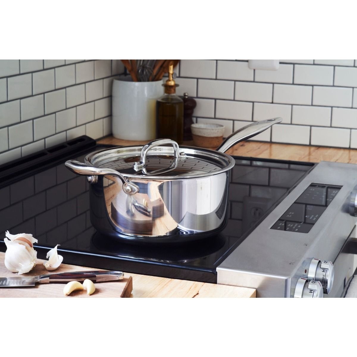 Heritage Steel Cookware 4 Quart Saucepan with Lid Heritage Steel Cookware 4 Quart Saucepan With Lid -STAUB Shop hsc 14404ls