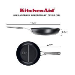 KitchenAid Non-Electrics KitchenAid 8.25" Hard Anodized Induction Fry Pan | Nonstick -STAUB Shop ka8 2