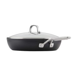 KitchenAid Non-Electrics KitchenAid 12.25" Hard Anodized Induction Fry Pan/Skillet With Lid | Nonstick -STAUB Shop kaha12 7 1