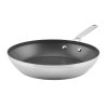 KitchenAid Non-Electrics KitchenAid 12" Stainless Steel 3-Ply Fry Pan | Nonstick -STAUB Shop kass1