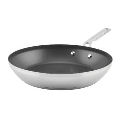KitchenAid Non-Electrics KitchenAid 12" Stainless Steel 3-Ply Fry Pan | Nonstick