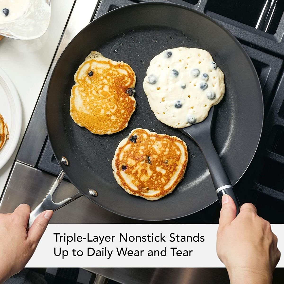 KitchenAid 12" Stainless Steel 3-Ply Fry Pan | Nonstick KitchenAid Non-Electrics KitchenAid 12" Stainless Steel 3-Ply Fry Pan | Nonstick -STAUB Shop kass4