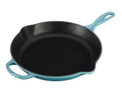 Le Creuset 11.75" Signature Enameled Cast Iron Skillet | Caribbean Blue