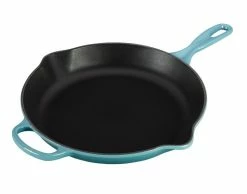 Le Creuset 11.75" Signature Enameled Cast Iron Skillet | Caribbean Blue