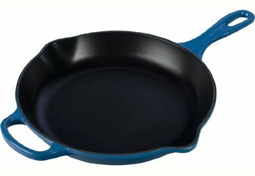 Le Creuset 11.75" Signature Enameled Cast Iron Skillet | Marseille Blue