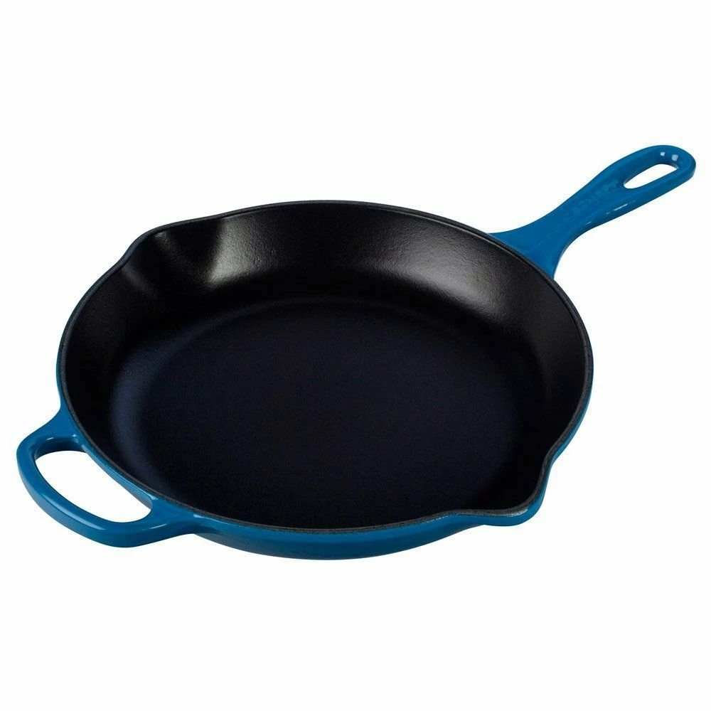 Le Creuset 10.25" Signature Enameled Cast Iron Skillet | Marseille Blue