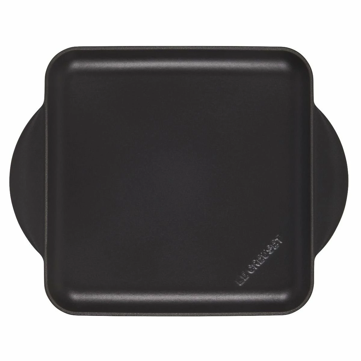 Le Creuset 9.5" Square Signature Enameled Cast Iron Griddle Pan | Licorice - Image 2