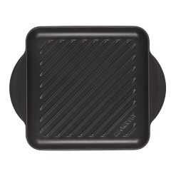 Le Creuset 9.5" Square Signature Enameled Cast Iron Grill Pan | Licorice 3 Le Creuset 9.5" Square Signature Enameled Cast Iron Grill Pan | Licorice -STAUB Shop licgriddle2 1