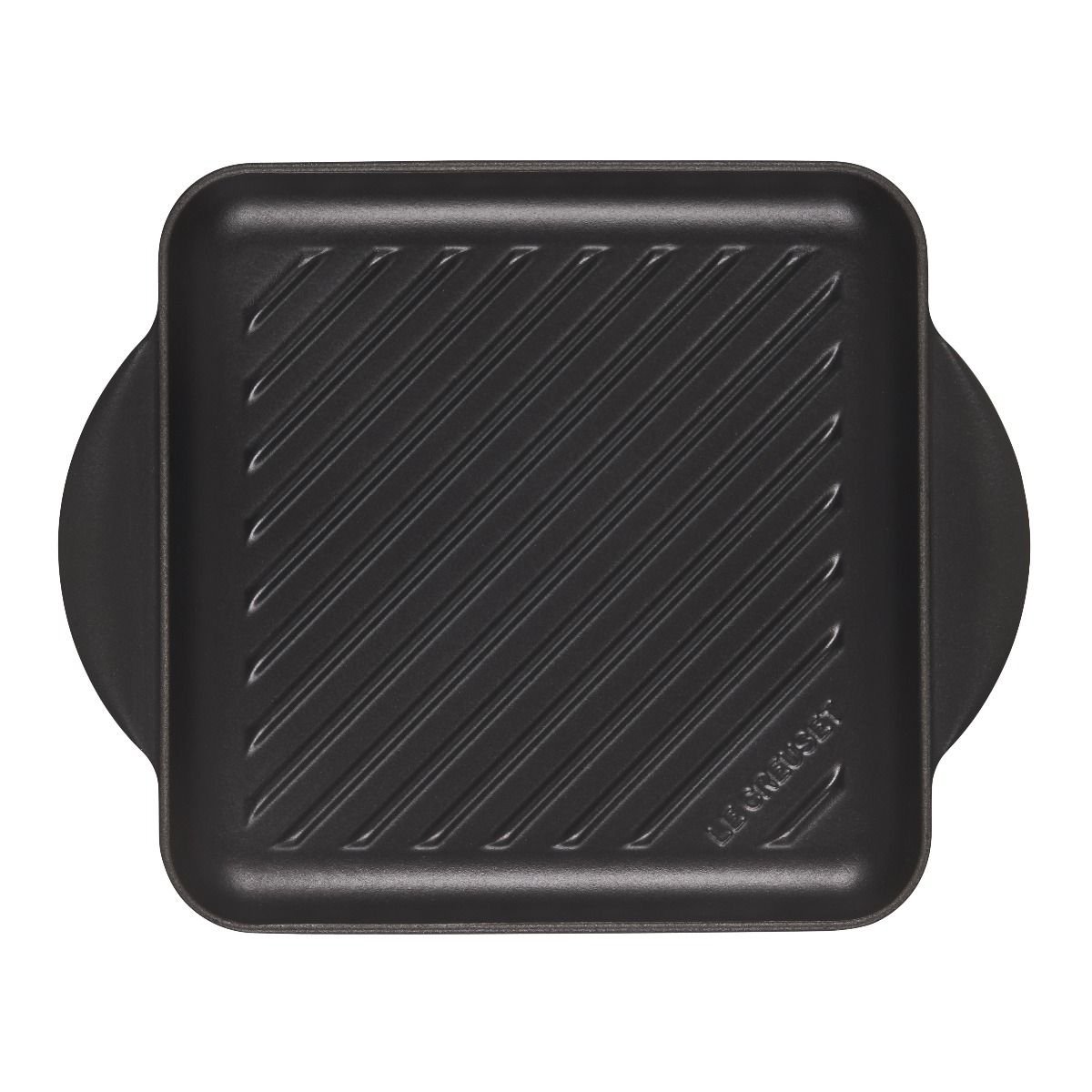 Le Creuset 9.5" Square Signature Enameled Cast Iron Grill Pan | Licorice Le Creuset 9.5" Square Signature Enameled Cast Iron Grill Pan | Licorice -STAUB Shop licgriddle2 1