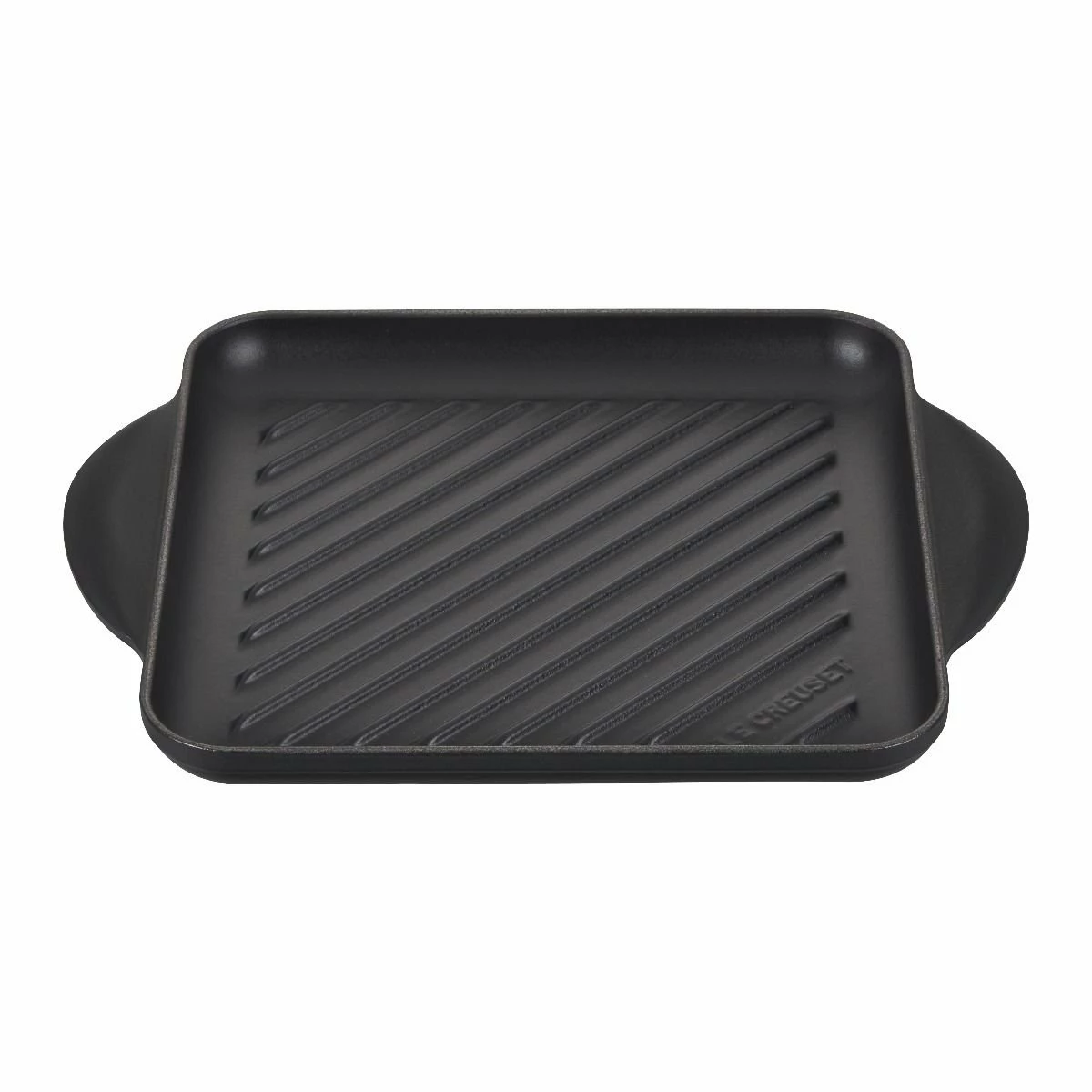 Le Creuset 9.5" Square Signature Enameled Cast Iron Grill Pan | Licorice